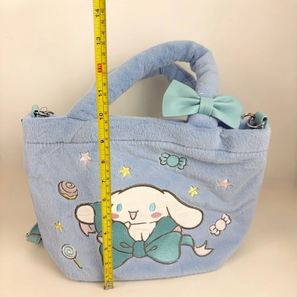 Cinnamoroll Baby Blue Fuzzy Crossbody Bag New With Tags